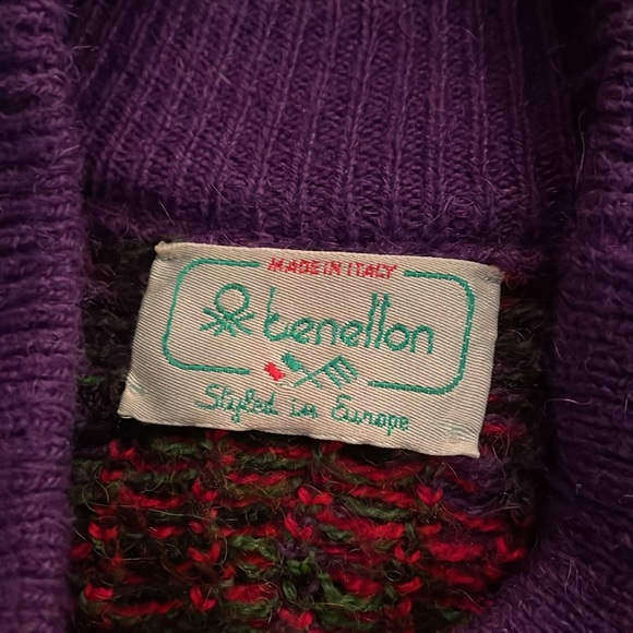 Vintage Benetton sweater 80 - Picture 3 of 3